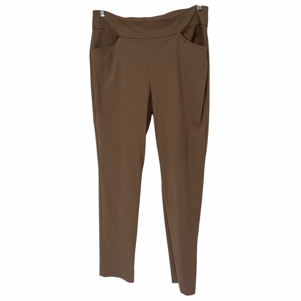 Chico’s Brown Josie Perfect Stretch Slim Leg Pull On Pants (2/12)